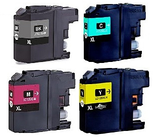 Sada  -  Brother LC-123 XL BK, C, M, Y