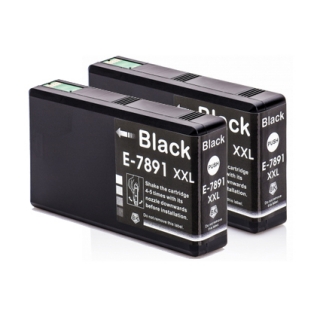 2 X Cartridge EPSON T7891 XXL black