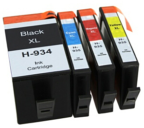 Sada - kompatibilné cartridge HP 934XL BK, 935XL C, M, Y