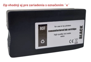 Kompatibilný cartridge HP 937 BLACK (4S6W5NE) čierny